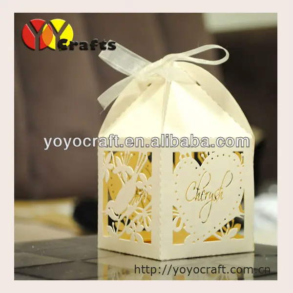 

Laser Cut Gift Small Kraft Paper Boxes Jewelry 50pieces/lot 5cmX5cmX8.5cm