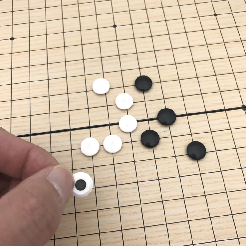 Высококачественная классическая игра в шашки Weiqi 19 Road Go складной стол