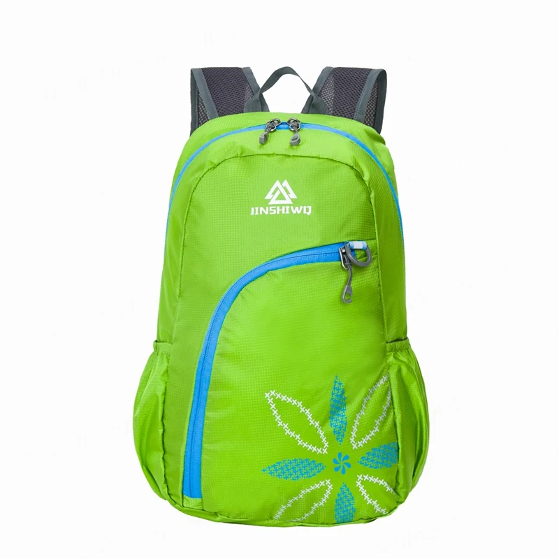 Light Green A Уличные женские спортивные сумки для кемпинга, нейлоновые мужские походные рюкзаки для альпинизма, складные сверхлегкие рюкзаки - Цвет: Light Green A