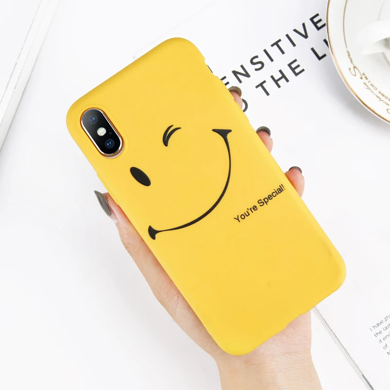 0097 Чехол для телефона Ottwn для iphone 11 Pro Max X XS Max XR 5 5S SE 6 6S 7 8 Plus Мягкий ТПУ каваи медведь панда узор желтый чехол s - Цвет: 0097