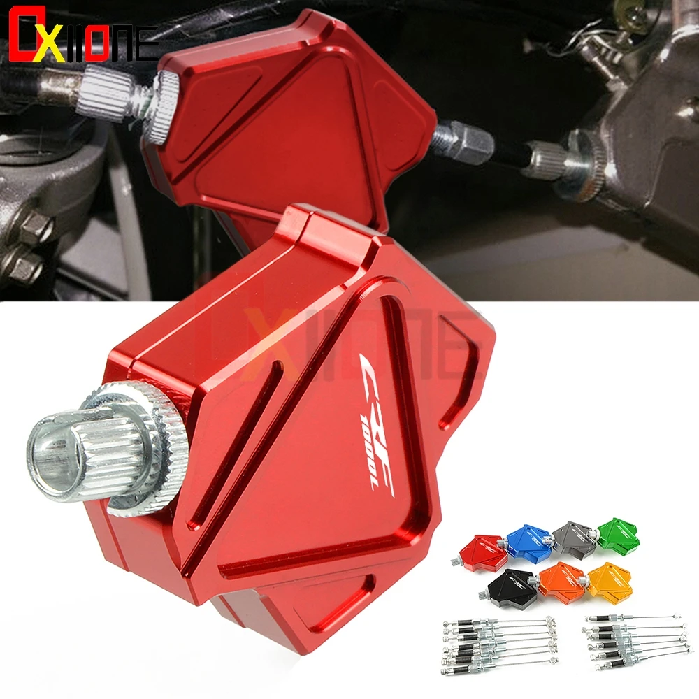 

Motorcycle Accessories CNC Aluminum Stunt Clutch Lever Moto Easy Pull Cable System For Honda CRF1000L AFRICA TWIN 2015 2016-2018