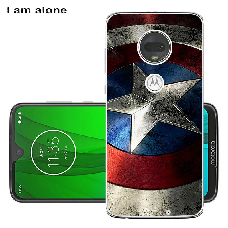 Чехлы для телефонов I am alone для Motorola Moto G7 G7 Play G7 power Solf из ТПУ, модные милые Чехлы для Moto G7 - Цвет: Solf TPU W8