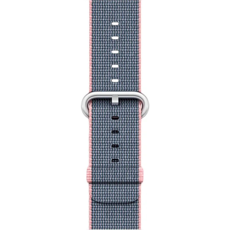 Ремешок для apple watch series 5 4 3 2 1 тканый нейлоновый ремешок для iWatch 44 мм 42 мм 40 мм 38 мм цветной узор Классическая пряжка - Цвет ремешка: color 8