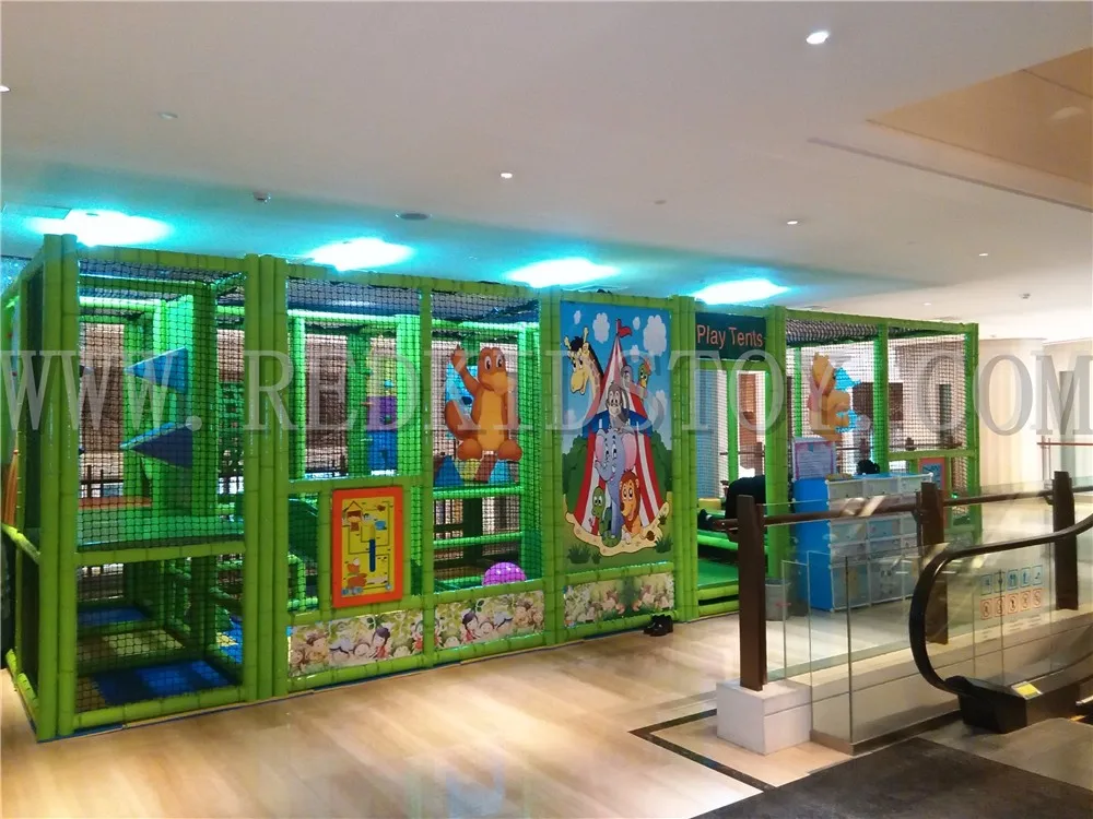 2016 Новинка! Собранная Экологически чистая маленькая крытая игровая площадка для