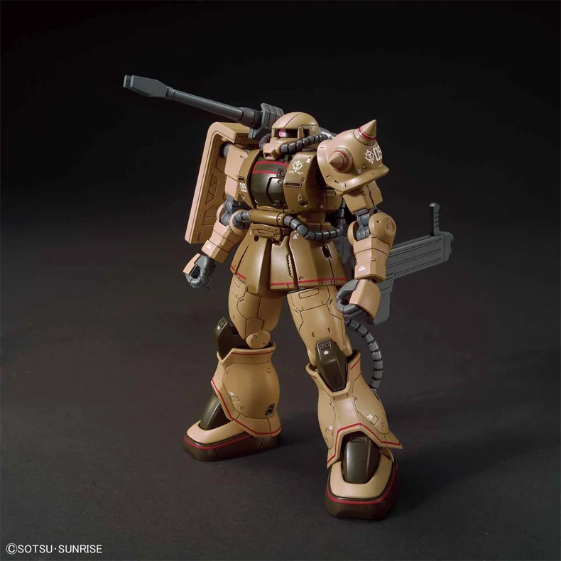 Bandai Gundam 1/144 HG мобильный костюм MS 06CK Zaku половина Cannon собрать модель Наборы Фигурки