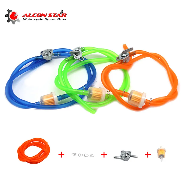 Alconstar топливные краны с газовым шлангом и топливным фильтром для 47cc 49cc Moto Quad ATV 4
