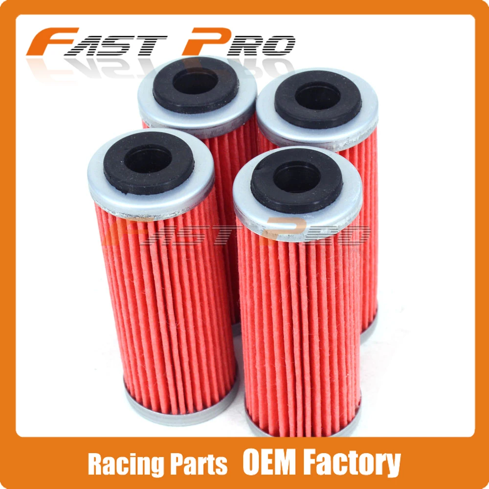 4 X масляный фильтр очиститель для KTM EXCF XCF SXF XCFW XCW SX EXC EXCR SMR шесть дней 250 300 350 400 450 505