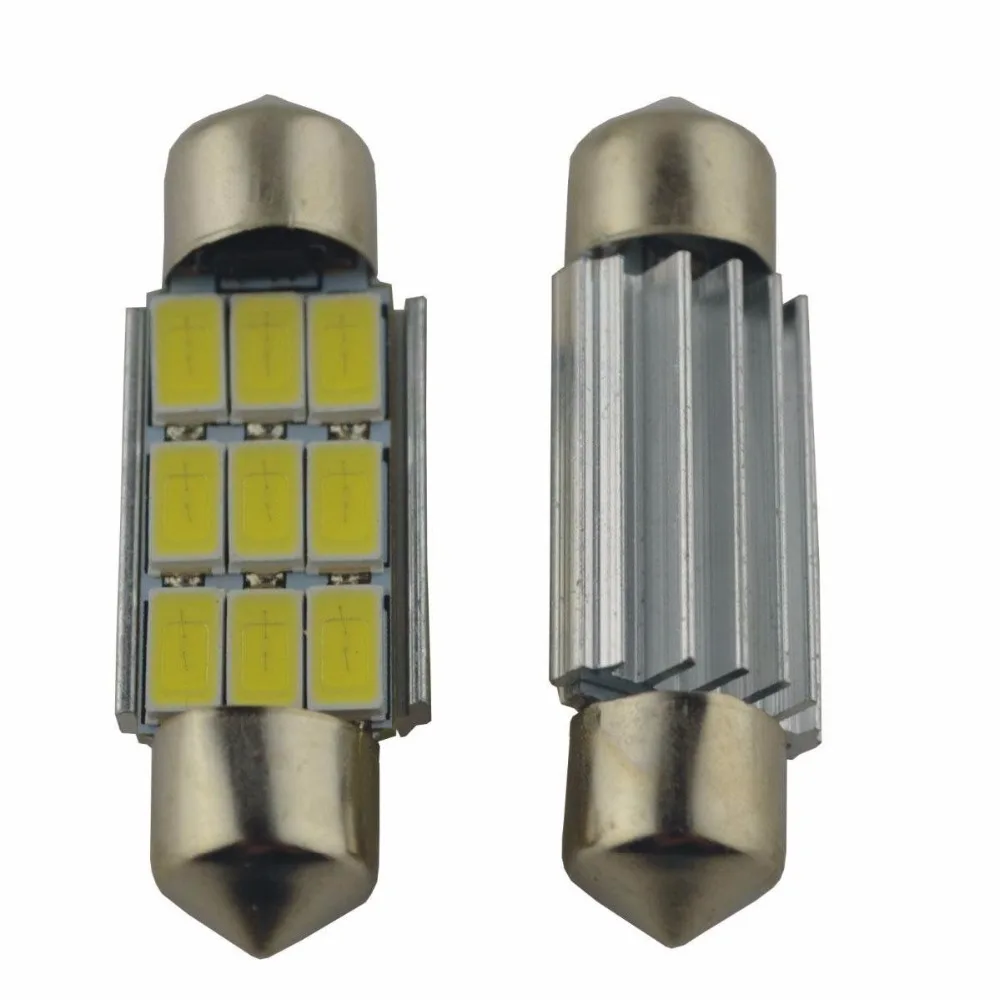 1 шт. 36 мм c5w 9 smd 5630 5730 Led canbus без ошибок автомобильные гирлянды лампы белые 12В|lamp