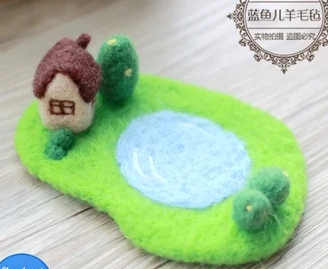 Набор для рукоделия с изображением милой лужайки животных из мультфильмов набор