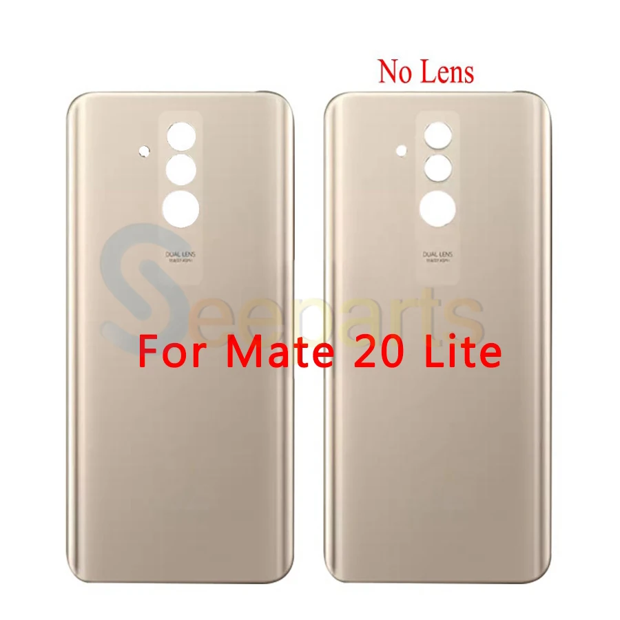 Крышка батарейного отсека для Huawei Mate 20 Lite стеклянная панель задняя крышка