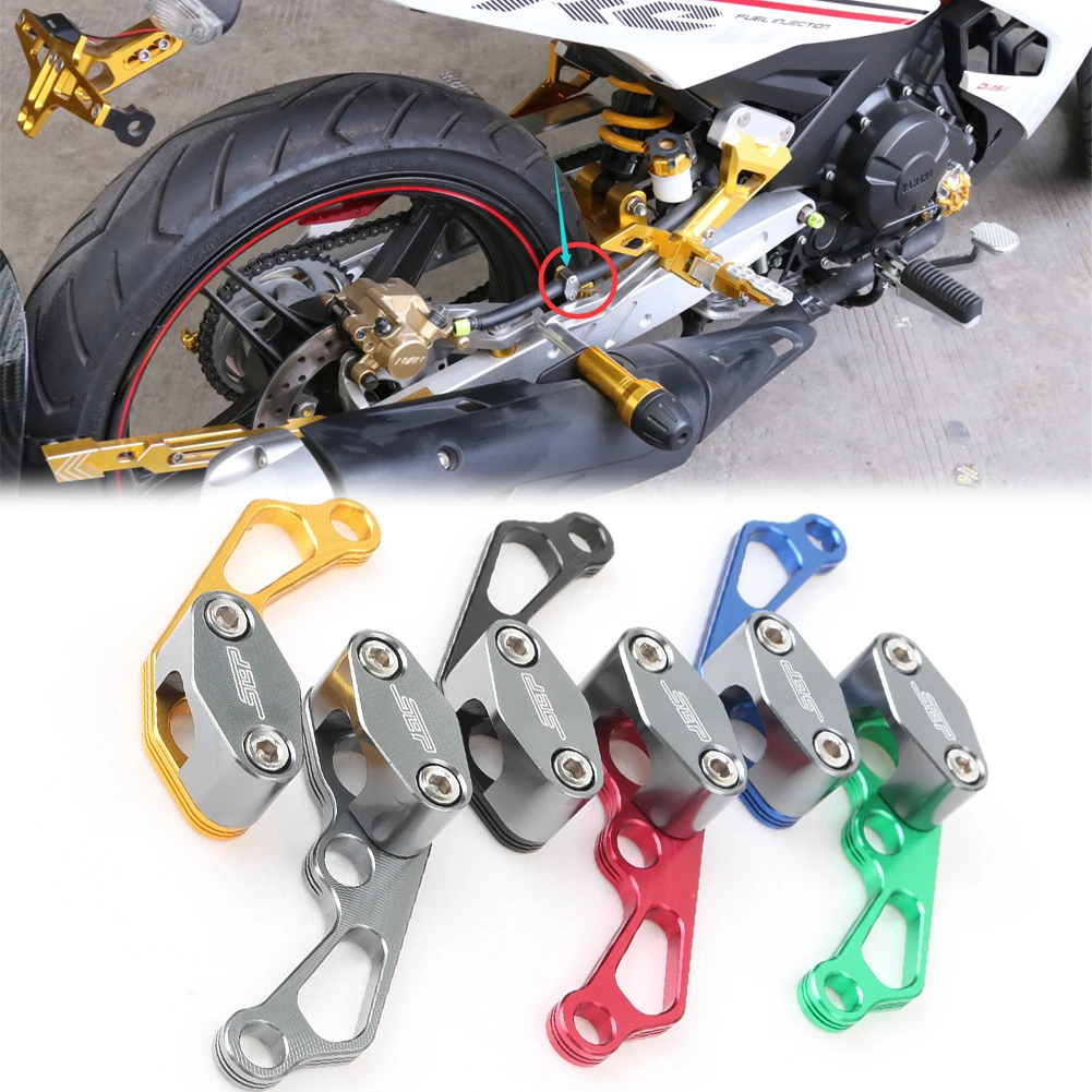 

CNC Motorcycle Brake Line Clamps Wire Clip Holder For MSX125/LC135/RC150/XSR900 /R1200GS LC /Z1000SX Z900 S1000RR SV650 All Year
