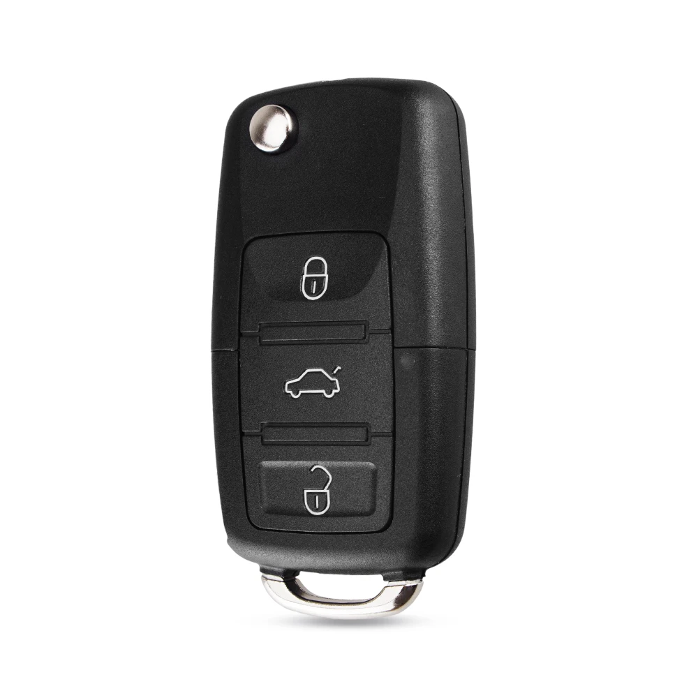 KEYYOU 20x Складной Корпус автомобильного ключа дистанционного управления чехол Брелок для Volkswagen Vw Jetta Golf 4 6 Passat Beetle Polo Bora 3 кнопки