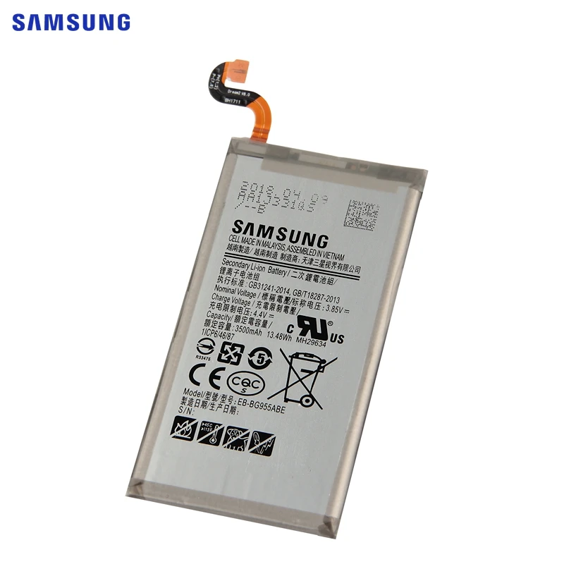 Samsung сменный аккумулятор EB-BG955ABA EB-BG955ABE для samsung GALAXY S8 Plus S8Plus S8+ G9550 SM-G9 SM-G955 батарея