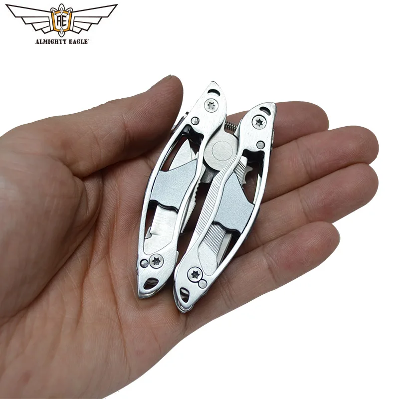 Plier Tool Multifunctional 10 in1 Hand Tools Mini Pliers Portable Folding Knife Screwdriver Survival Camping equipment | Спорт и