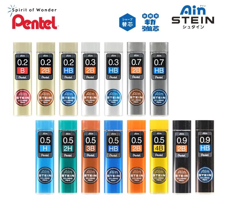 Цельнокроеное платье Pentel Stein без перерыва приводит 0.2/0.3/0.5/0.7/0.9 мм для
