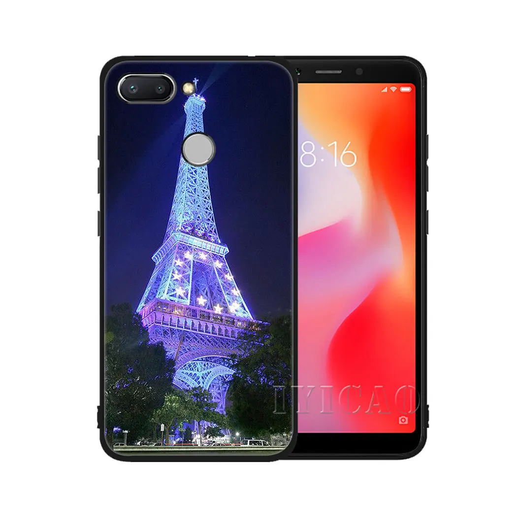 IYICAO Эйфелева башня Мягкий чехол для Xiaomi Redmi 4A 4X5 5A 5 6plus 6A 7A 6 Pro 7 S2 K20 Чехол |