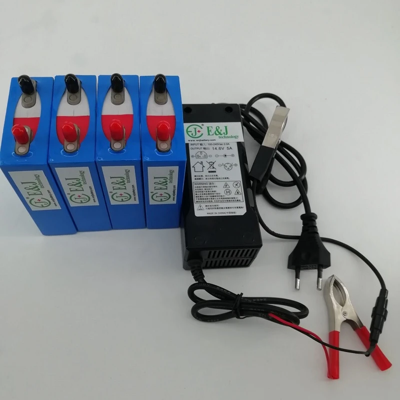 4 шт LiFePO4 3 2 V 10Ah аккумуляторные батареи + 1 14 6 5Ah зарядное устройство для 12V