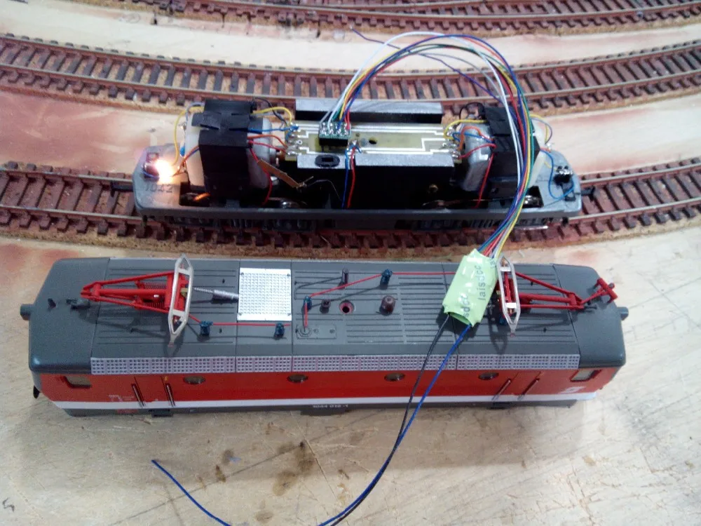 NEM652 DCC LOCO декодер для HO& N масштабная модель поезда 870021 с живыми проводами/LaisDcc бренд/KungFu серии