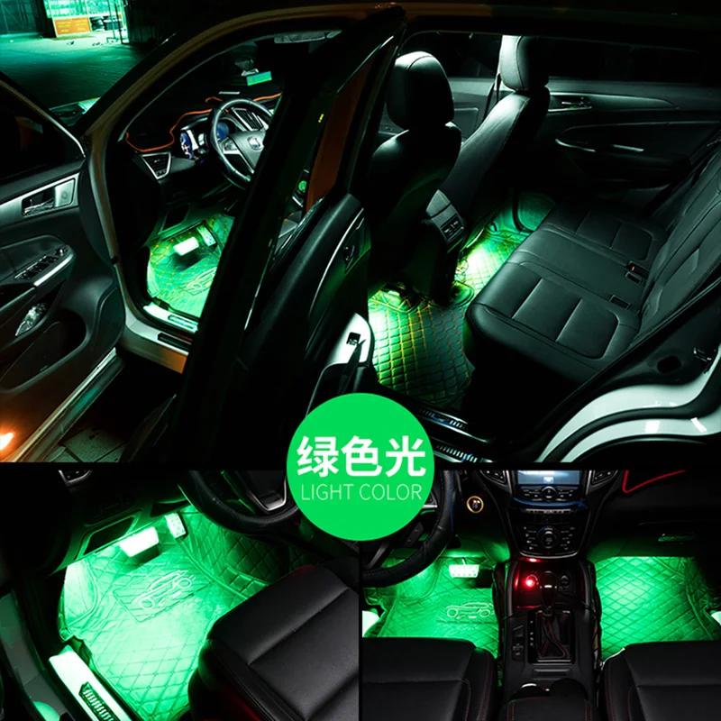 1 комплект Автомобильный светодиодный светильник декоративный для Audi A3 A4 B6 B8 B5 A6 C5