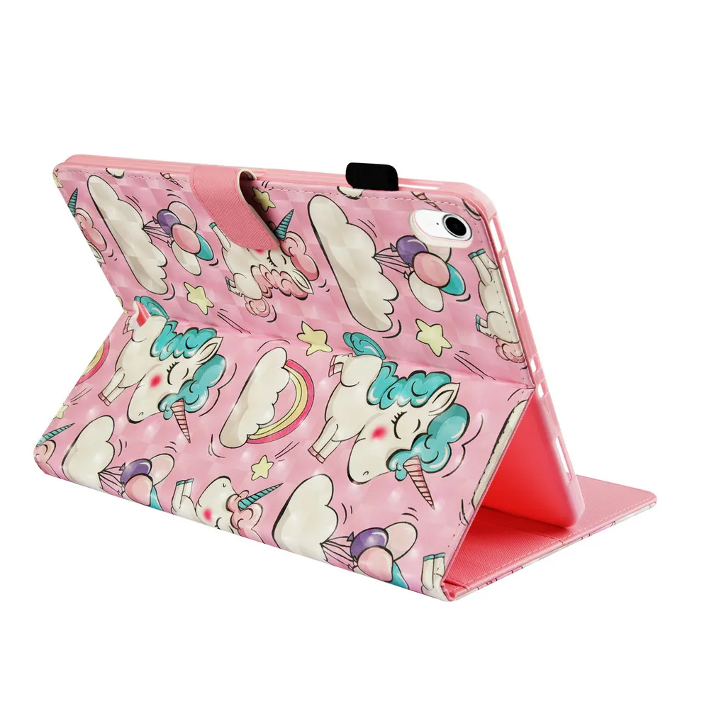 Cute Leather Folio Flip Case for iPad Pro 11'' (2018) Card Slots Cash Wallet Smart Cover PU Protective Sleeve | Компьютеры и