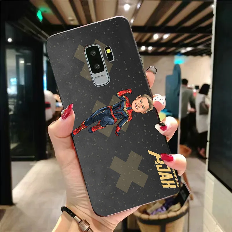 Yinuoda чехол для телефона Ajax команды samsung Galaxy Note4 5 9 A7 A8 A9 2018 черный мягкий Уретановый