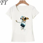 Хипстерская крутая Дизайнерская футболка с изображением собаки Джека распродавца модная женская футболка повседневные топы с изображением милой собаки летняя футболка для женщин