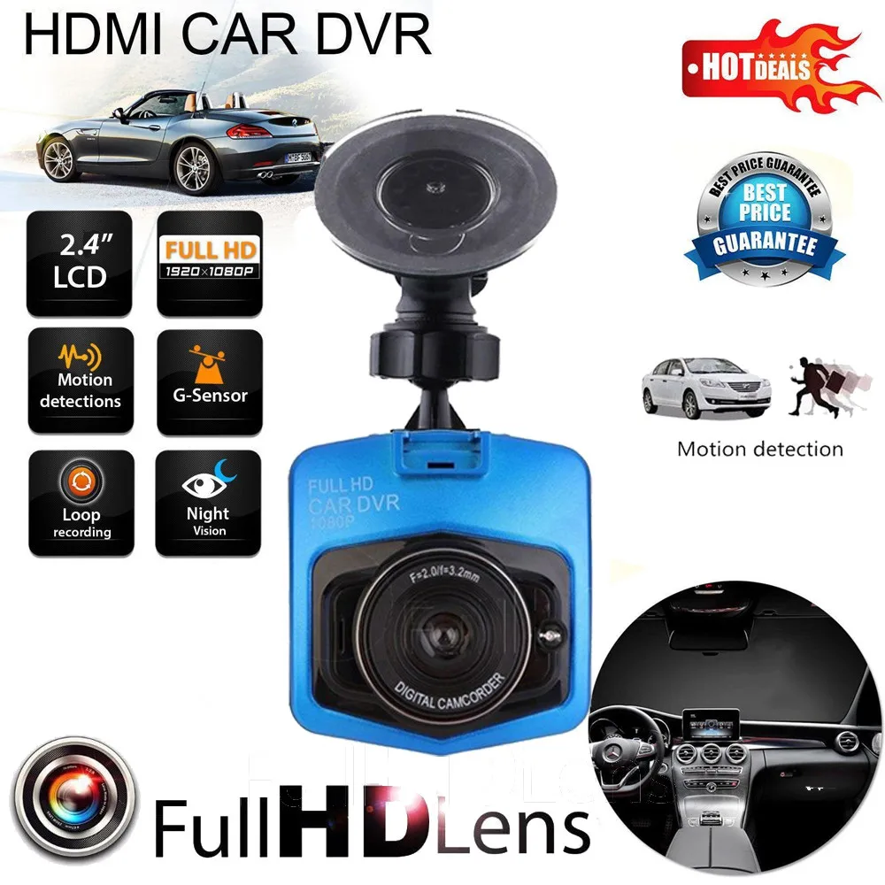 Новая 2 4 дюймовая автомобильная видеокамера с инфракрасным ночным видением 1080HD