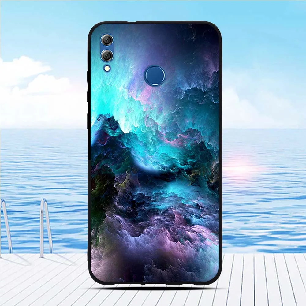 Чехол с 3d-рисунком для Huawei Honor 8X Max Тонкий силиконовый чехол чехол-бампер Enjoy |