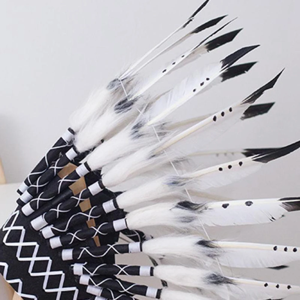 Детская Вечеринка американские родные перья из Индии для головного убора шляпа