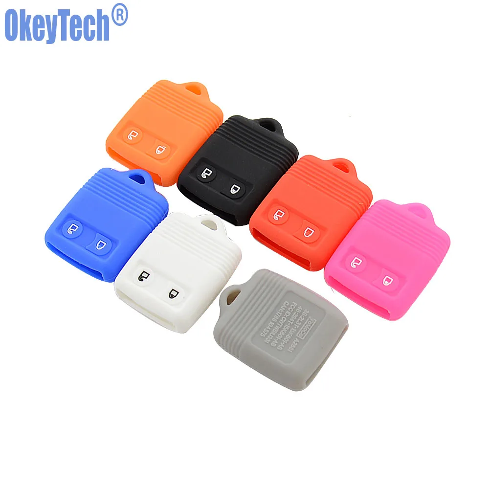 Силиконовая крышка OkeyTech для Ford Freestye F150 F250 E150 Ranger Explorer Econoline Lincoln Mercury Remote 2 BTN|fob