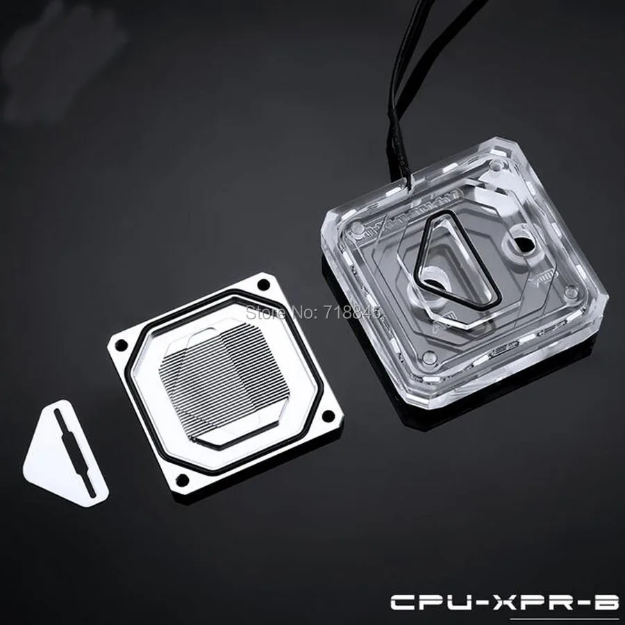 Процессор воды блок светодио дный свет для Intel Sockel LGA775 LGA115x LGA2011 серии Plattform акрил новые модели