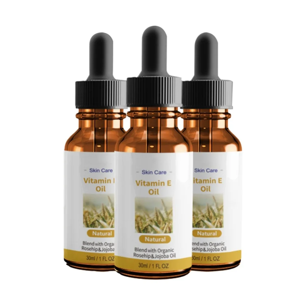 Facial Vitamin E Oil Moisturizing Firming Face Skin Smooth Fine Lines Brighten Color Essential | Красота и здоровье