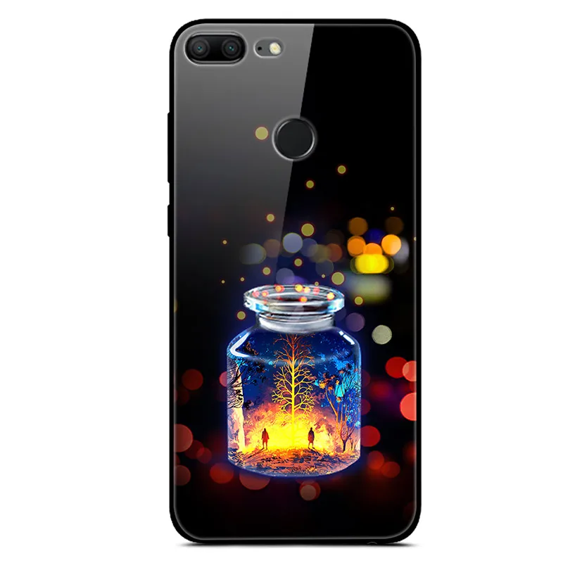 Чехол из закаленного стекла для Huawei honor 9 honor 9 lite, Мягкий бампер с 3D принтом, чехол для Huawei honor 9 Lite 9 Lite, чехол для телефона