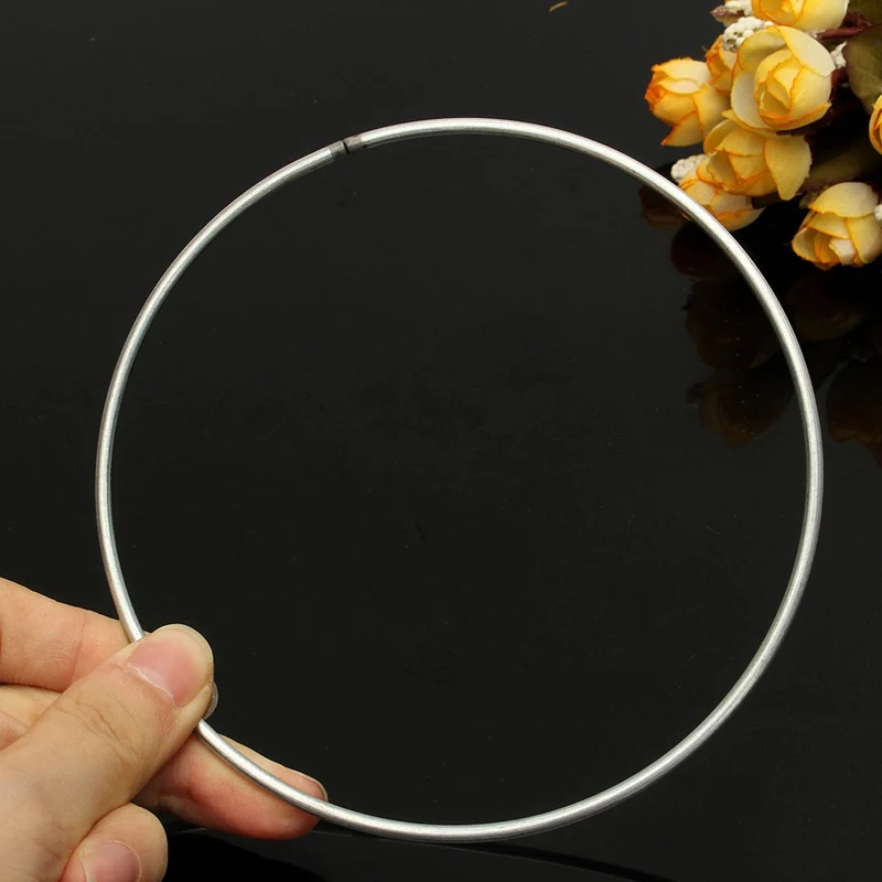 120mm KiWarm, 1 шт., мульти размер, простое круглое металлическое кольцо, обручи для рукоделия, ручная работа, рукоделие, Ловец снов, подвесное украшение, материал для рукоделия - Цвет: 120mm