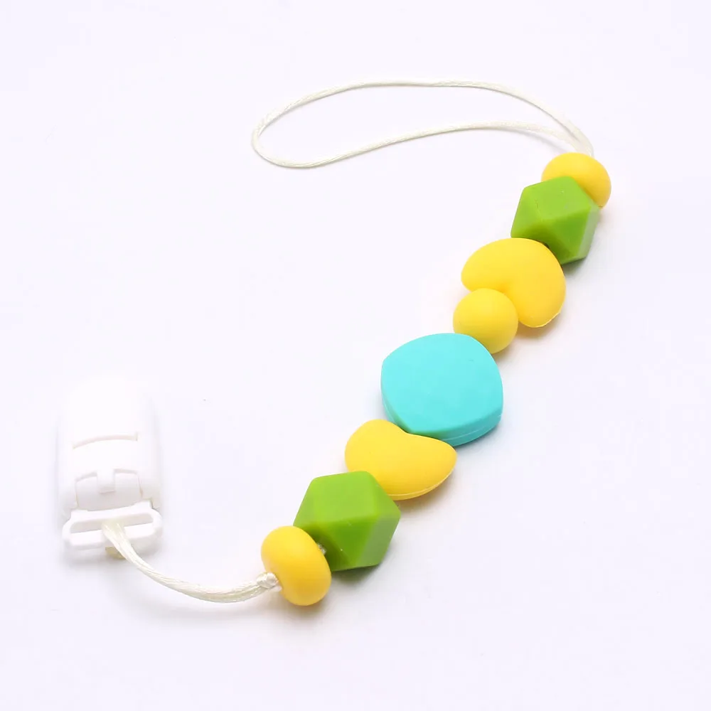 MHS.SUN детская силиконовая цепочка зажим для пустышки ручной работы младенцев