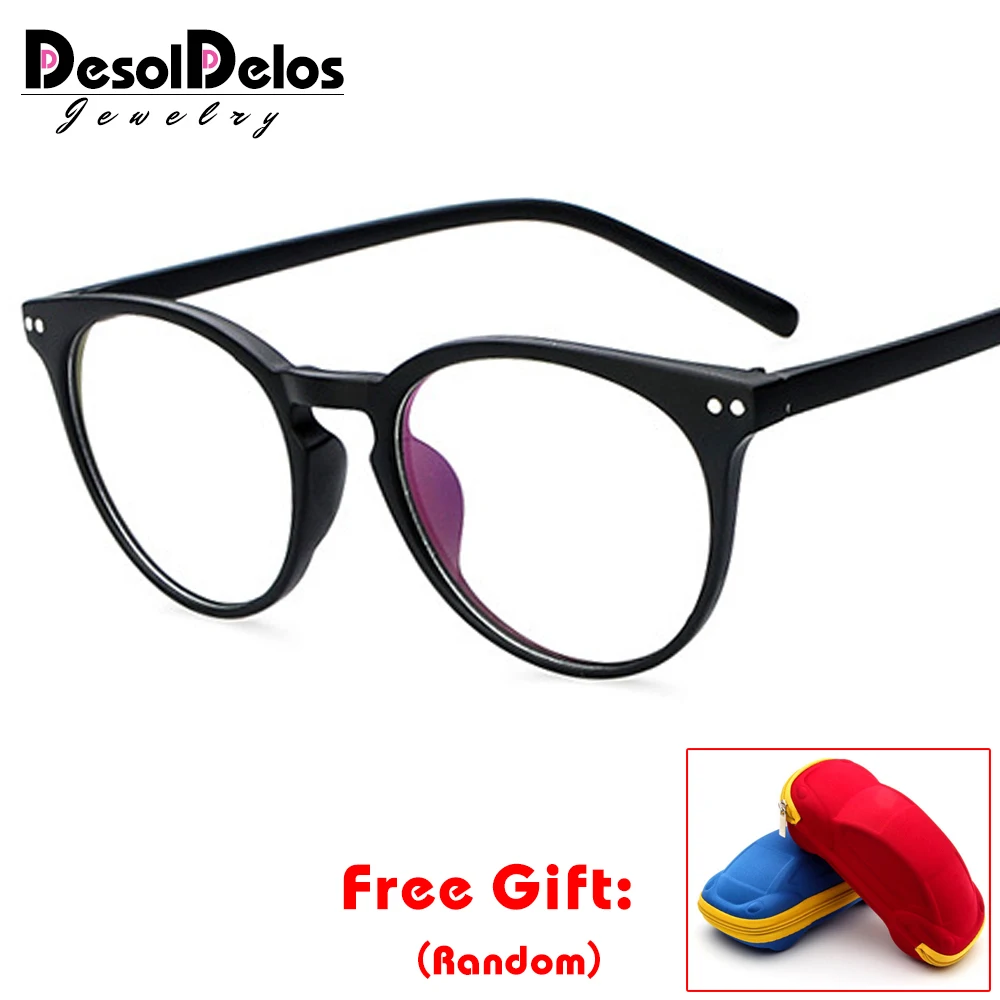 

Fashion Brand Glasses Frame Vintage Women Reading Eyewear Optical Men Computer Glasses oculos de grau femininos with box