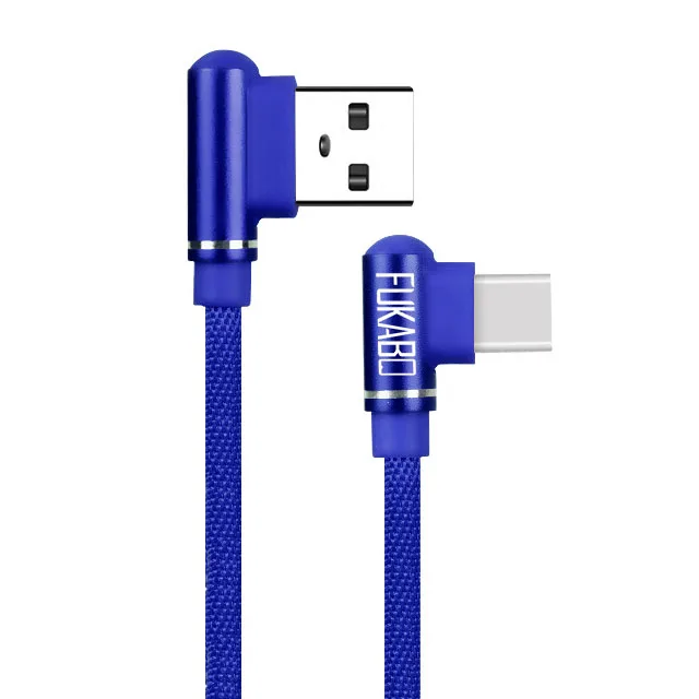 Blue - For Type C 3,0 Micro USB быстрый заряд кабеля USB кабель для передачи данных для samsung iPhone huawei type C USB кабель для xiaomi redmi USB кабель для зарядки - Цвет: Blue - For Type C