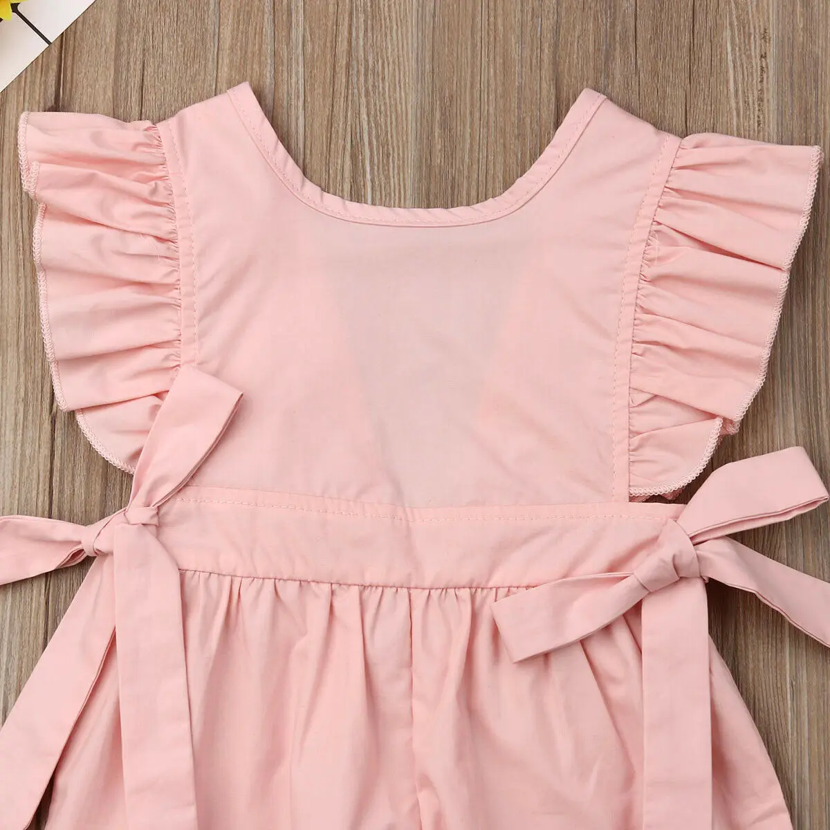 Комбинезон с оборками для новорожденных девочек Хлопковая одежда маленьких