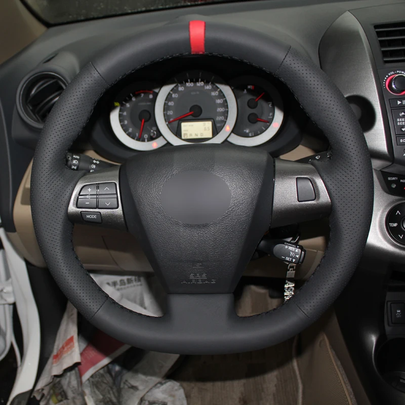 HuiER ручной швейный чехол рулевого колеса автомобиля Оплетка на руль для Toyota Corolla