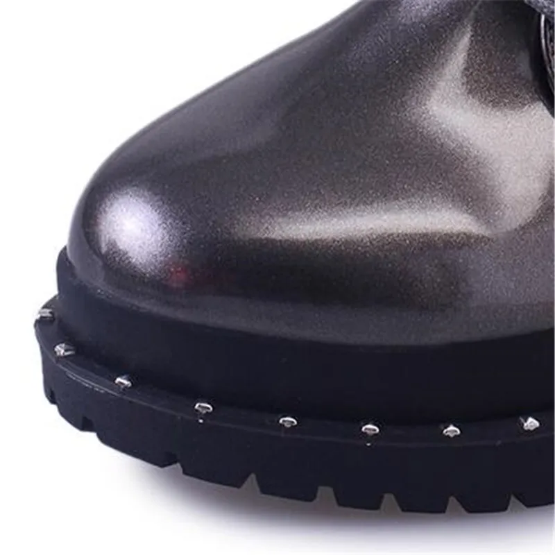 FeiYiTu лидер продаж женская обувь кожаная резиновая для женщин на плоской подошве