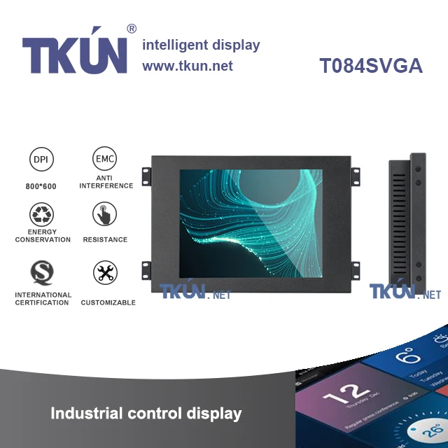 8 4 дюймовый Встроенный промышленный резистивный сенсорный ЖК монитор 800*600|touch screen