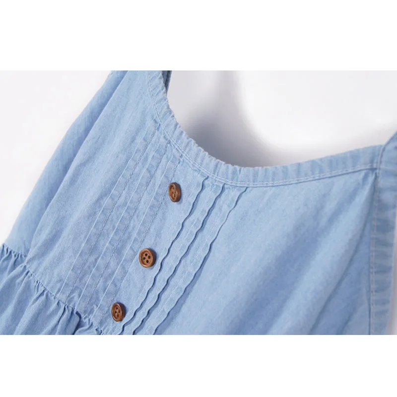 Женское джинсовое платье-комбинация WSYORE новое летнее женское повседневное