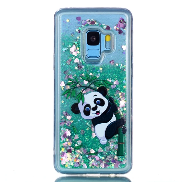 Мягкий гелевый Чехол для Samsung Galaxy S9 S8 Plus A6 A8 2018 J330 J530 J730 Bling Sparkle Cover 1