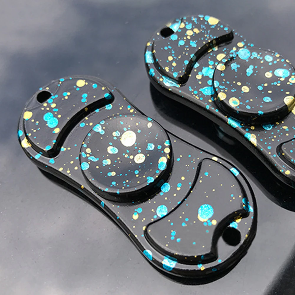 Камуфляж звездное небо сплава ручной Spinner карман Непоседа руку игрушка EDC пальцев