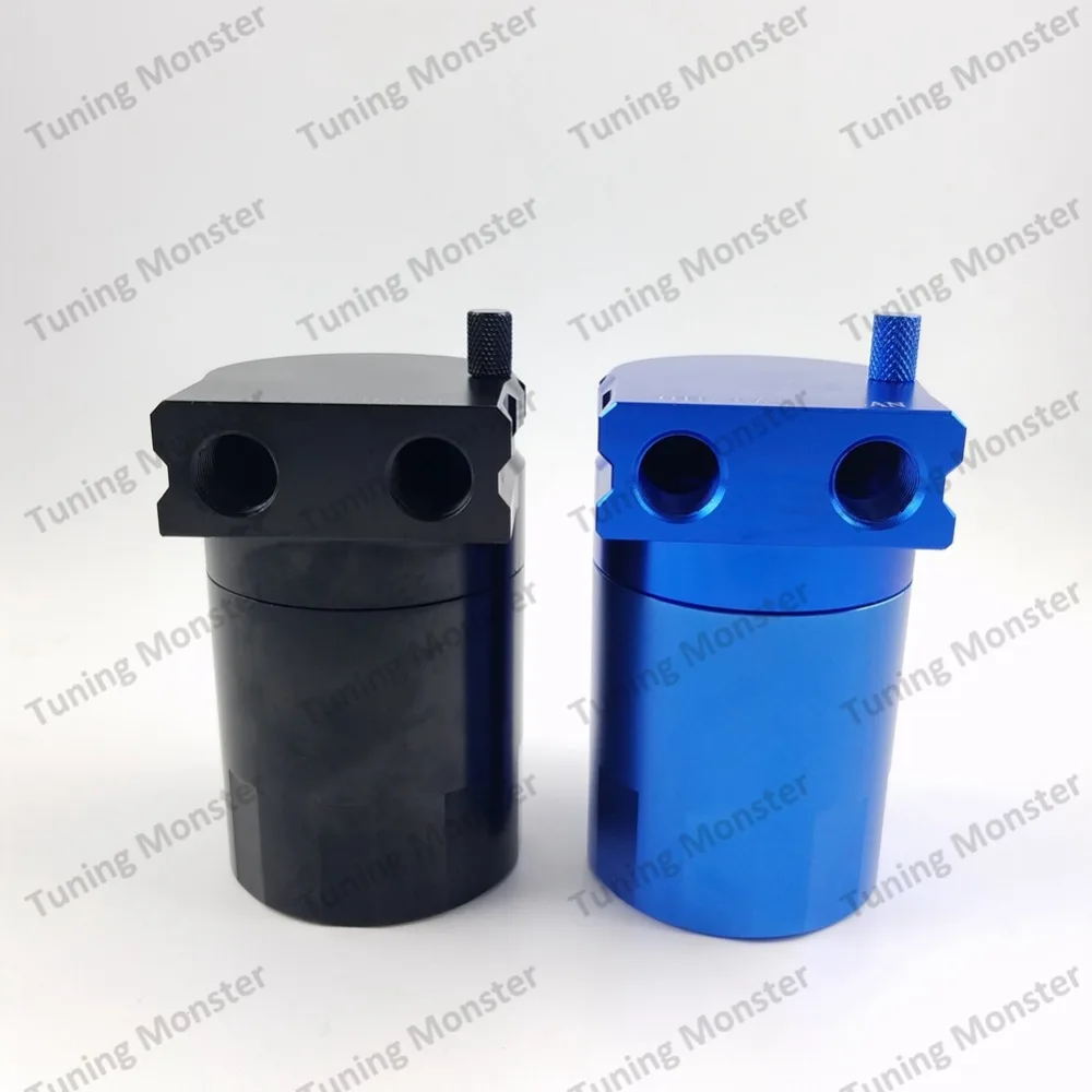 Tuning Monster Universal Baffled Aluminum Oil Catch Can Reservoir Tank / | Filter Sets