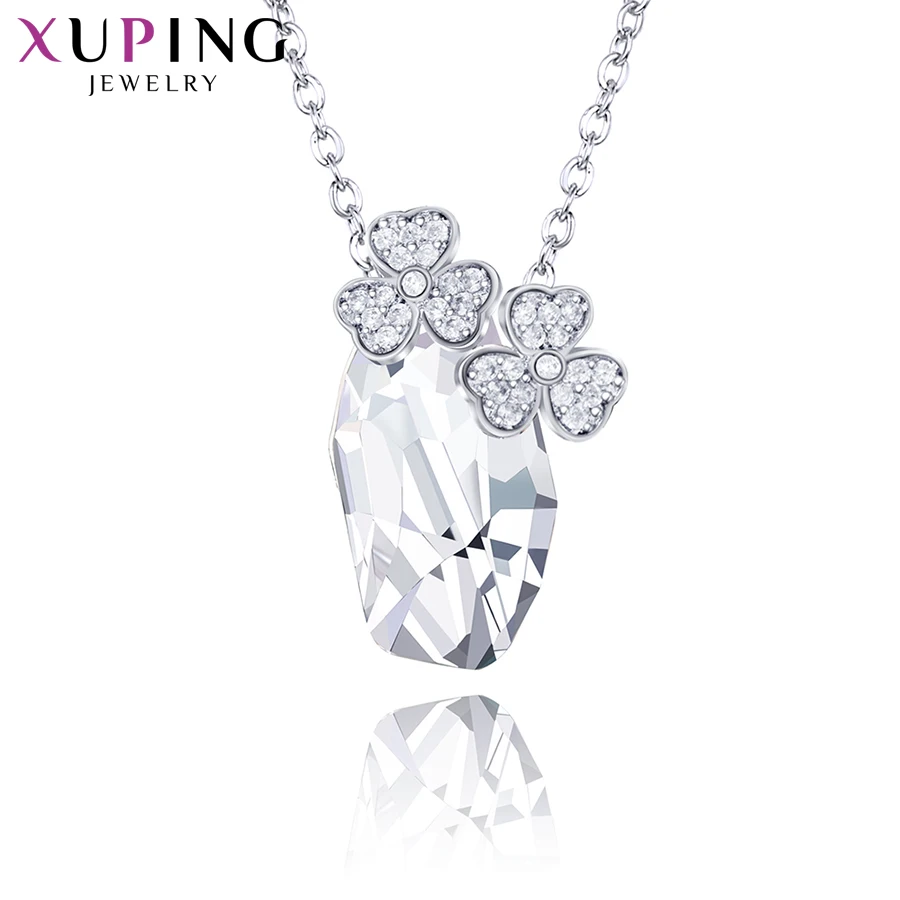 Xuping ожерелье в форме цветка для женщин кристаллы от Swarovski сладкие маленькие
