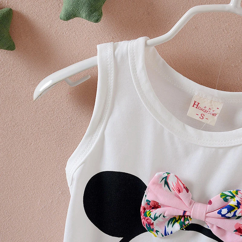 Летняя детская одежда комплект одежды для маленьких девочек спортивные костюмы