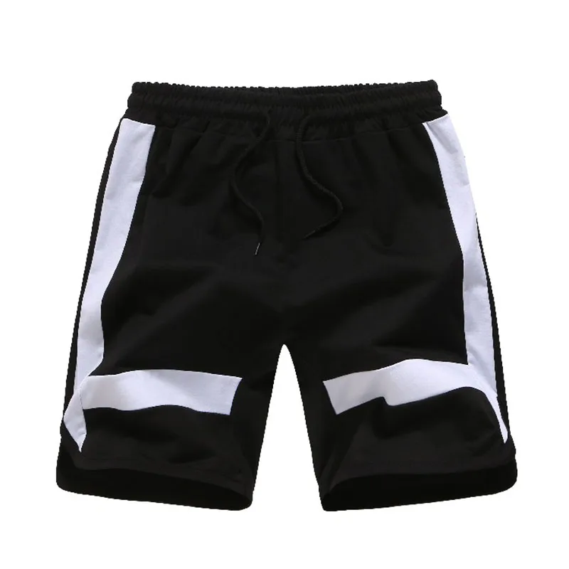 Летние шорты мужские повседневные свободные галстук веревка эластичный пояс