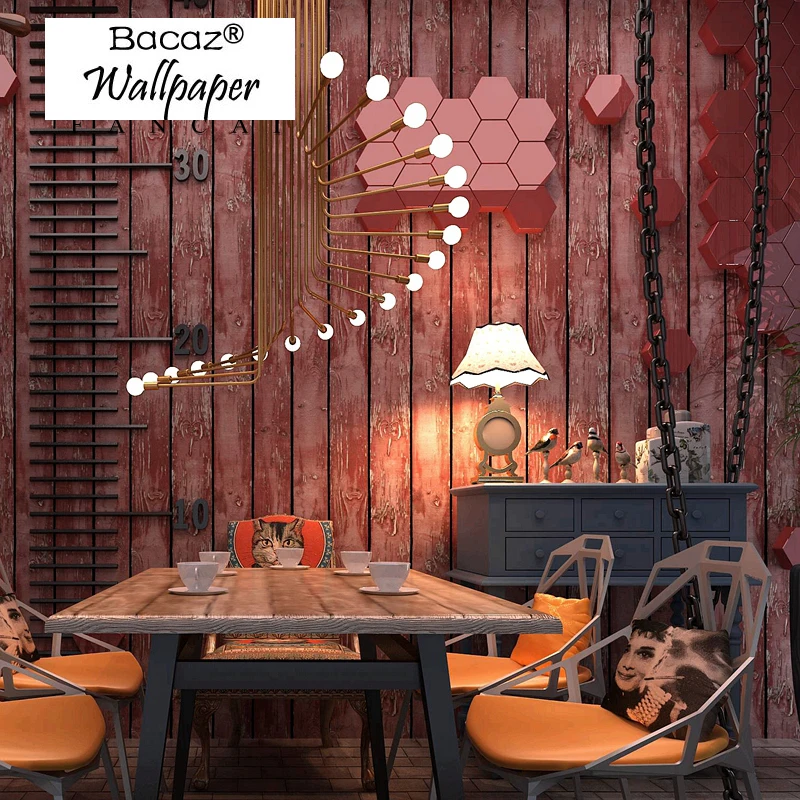 3d обои в рулонах настенные панели деревянные для баскетбола кафе бара рулоны с