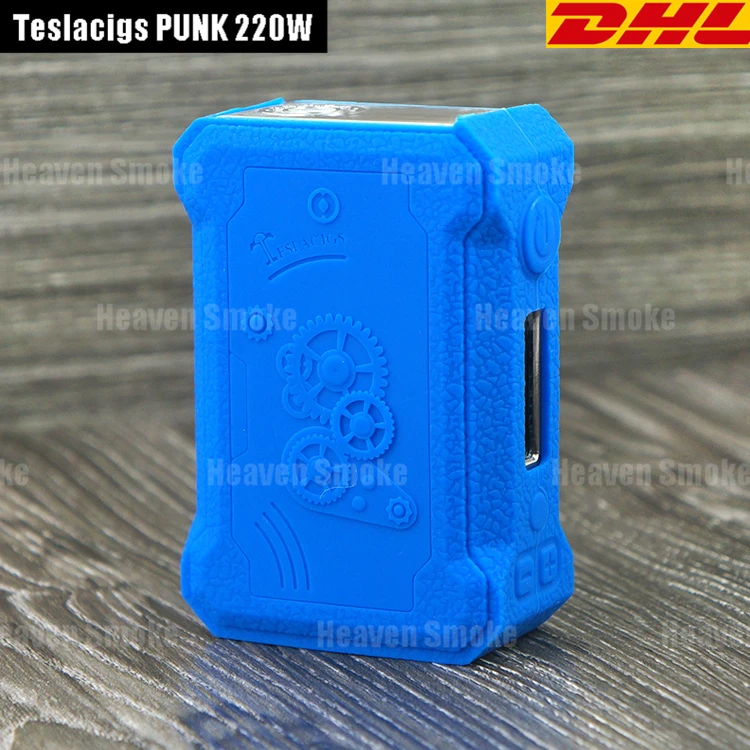 DHL 10 шт. * Teslacigs панк 220 Вт Силиконовый чехол Чехол рукава кожи VS Ijoy Diamond PD270/Smok Mag 225